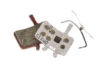 AVID skivebremseklods sæt til alle Juicy & BB7 For alle Juicy & BB7 Organic pad, stille aluminiumsplade 1 sæt (2 klodser)