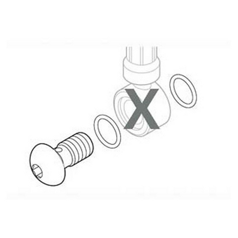 Shimano Skrue + 2 o-ringe til Banjo Holder Banjokobling