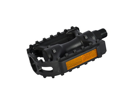 OXC OXC Flat Pedaler MTB Resin Bulk Sort 9/16" 50-pakke