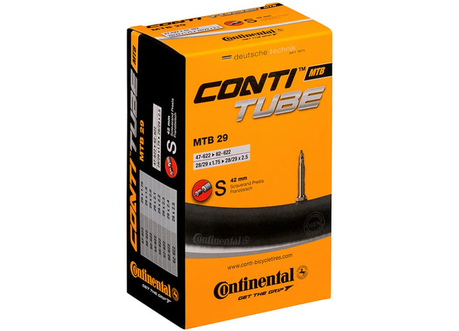 CONTINENTAL MTB Tube 29 x 1,9 - 2,4 (47-62x622) Presta (Removable core) 42 mm