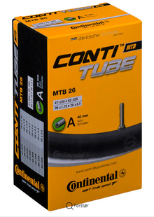 CONTINENTAL MTB Tube 26 x 1,9 - 2,4 (47-62x559) Schrader 40 mm