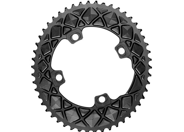 ABSOLUTEBLACK Ø110 mm (FSA Asymmetrisk) Udvendig (dobbelt) 53T 4/5 huller FSA