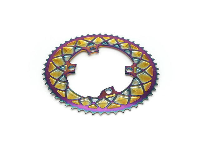 ABSOLUTEBLACK Ø110 mm (Shimano Asymmetrisk) Ydre (dobbelt) 52T 4 huller