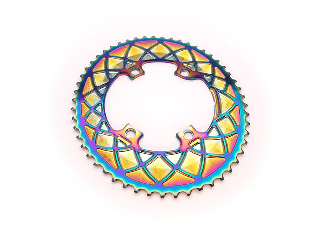 ABSOLUTEBLACK Ø110 mm (Shimano Asymmetrisk) Ydre (dobbelt) 53T 4 huller