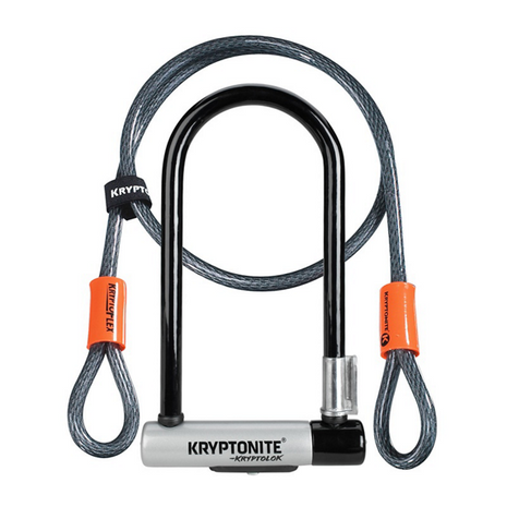 Kryptonite U-Lock Kryptolok 2 m 120cm Kab Bøjlelås 10.2x22.9cm Varefakta
