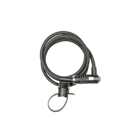 Kryptonite Combo Kabel KryptoFlex 1218 12mmx180cm Inkl holder