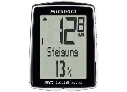 SIGMA Cykelcomputer BC 14.16 STS CAD