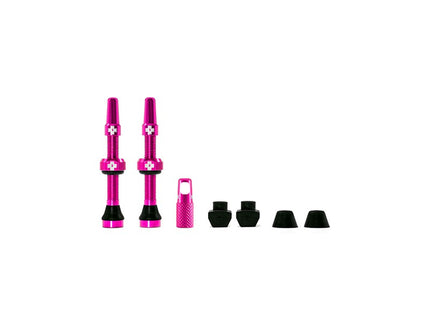 MUC-OFF Tubeless Valve Kit 44 mm Pink
