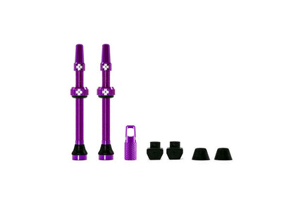 MUC-OFF Tubeless Valve Kit 60 mm Purple