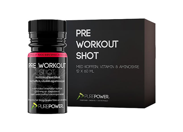 PUREPOWER Energi drink Røde bær