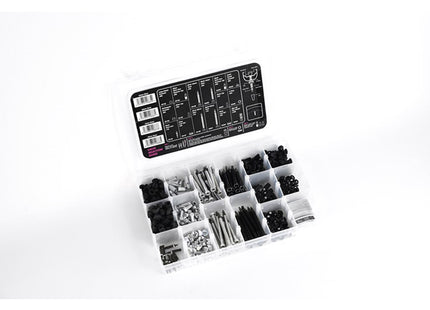 MUC-OFF Tubeless Valve Kit Box 44 mm +60 mm Black and Silver