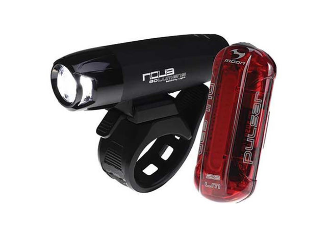 Moon Light Nova 100 And Pulsar Cykellygtesæt