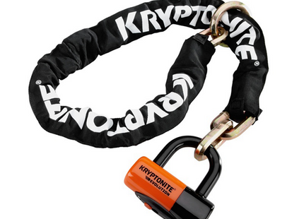 Kryptonite Kædelås NY Noose W EVS4 Kædelås 12mmx130cm Disc 14mm