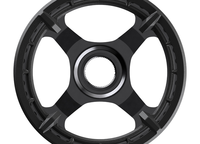 Shimano Chainring 38T Black 50mm STEPS CR-ET600 w/o CG