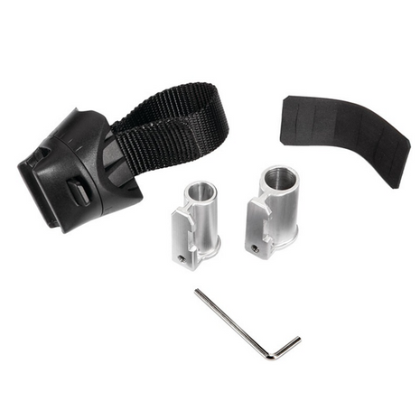 Kryptonite U-Lock Transit Flexframe Bøjlelås Incl Bracket Carrier