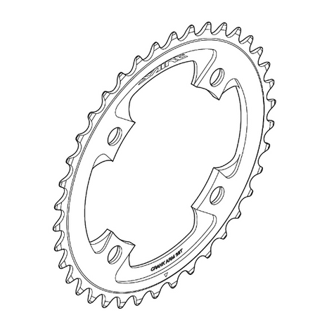 Shimano Klinge SM-CR82 Saint Til FC-M820/M825. 36T