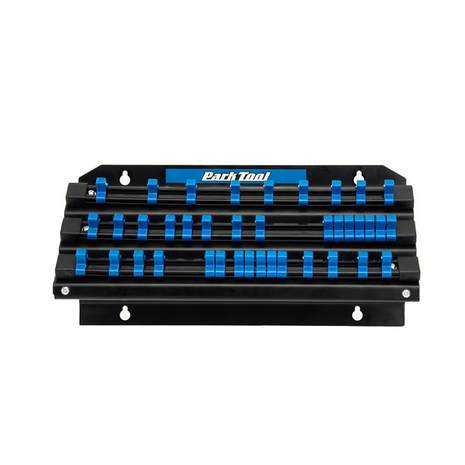 Park Tool Wall-Mounted Organizer For Socket. Bit & Torque Tool