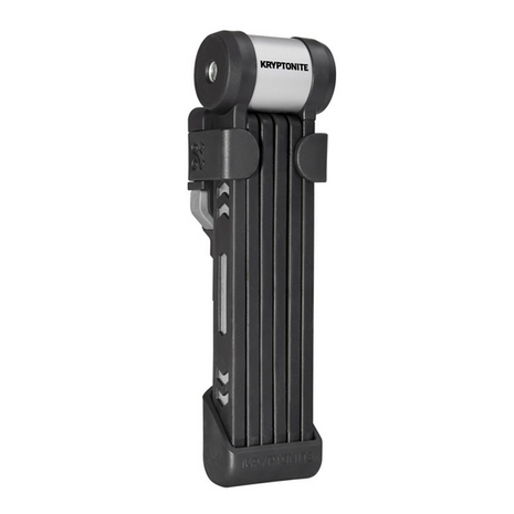 Kryptonite KryptoLok 610 S Foldelås 5mm link. 100 cm Varefakta