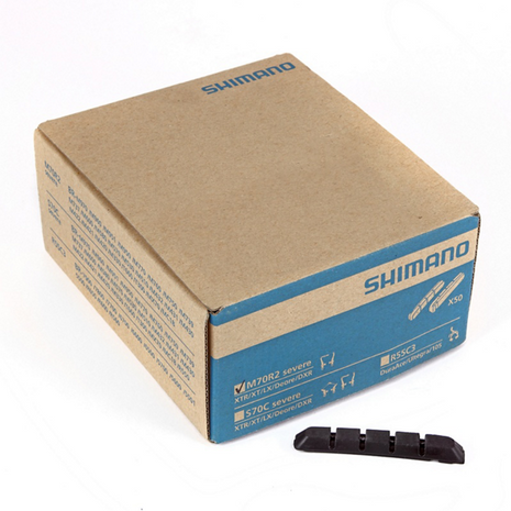 Shimano Bremseklods XTR 50-pak 70mm Cartridge Værkstedspak.