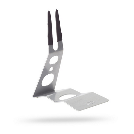 PRO Værktøj  Cykelstativ grå-Sort