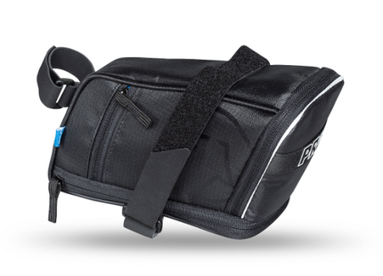 PRO Sadeltaske Maxi Plus Strap Spændebånd Sort
