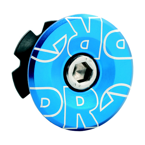 PRO Gap Cap Alu Styrfitting Blå Anodiseret 1 1/8