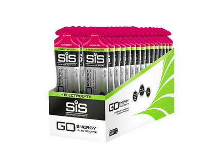 SCIENCEINSPORT SIS Go Energy +Electrolyte Gel hindbær 30x60ml