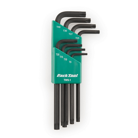 ParkTool Fold-up Torx Wrench TWS-1 Star Shaped Set
