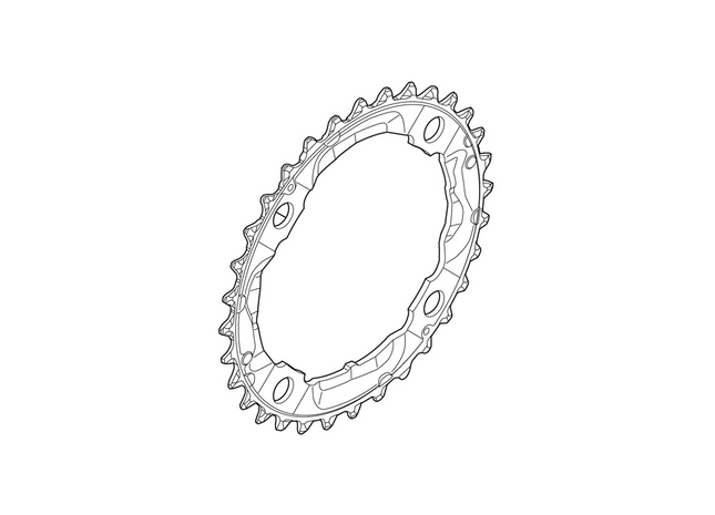 Shimano bremsegreb venstre 2-fgr sort BL-M4100 Skive Bremse