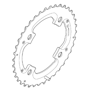 Shimano Klinge FC-M985 XTR 88mm 10-sp 40T