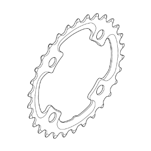 Shimano Klinge FC-M985 XTR 88mm 10-sp 28T