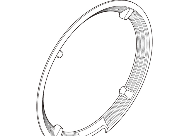 Shimano bremsegreb venstre 3-fgr sort BL-T6000 Deore Skive Bremse