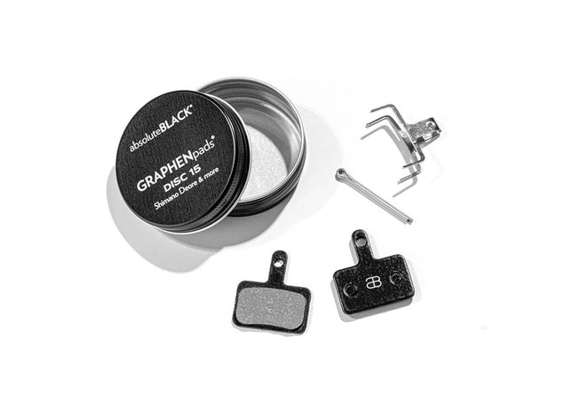 ABSOLUTEBLACK skivebremseklods GRAPHEN-klodser til Deore MTB friktionsblanding Grafenbelagt aluminiumssæt