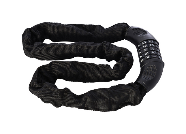 OXC Kombi Kædelås Sort 0.9m x 6mm